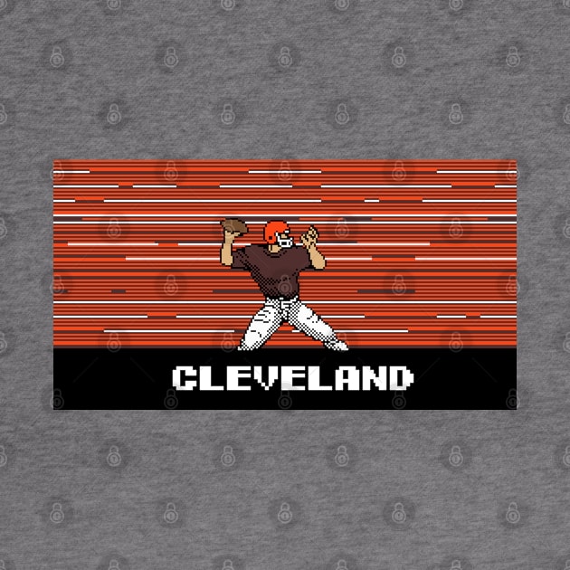 8-Bit Quarterback - Cleveland by The Pixel League